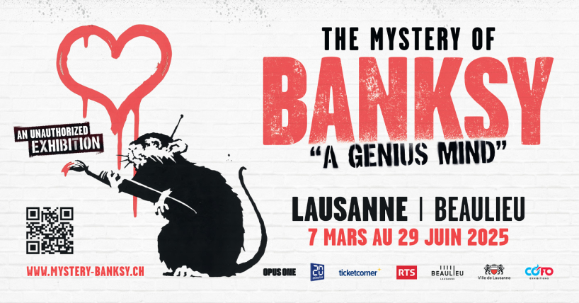 Gagnez des billets pour l'exposition The Mystery of Banksy d'Opus One