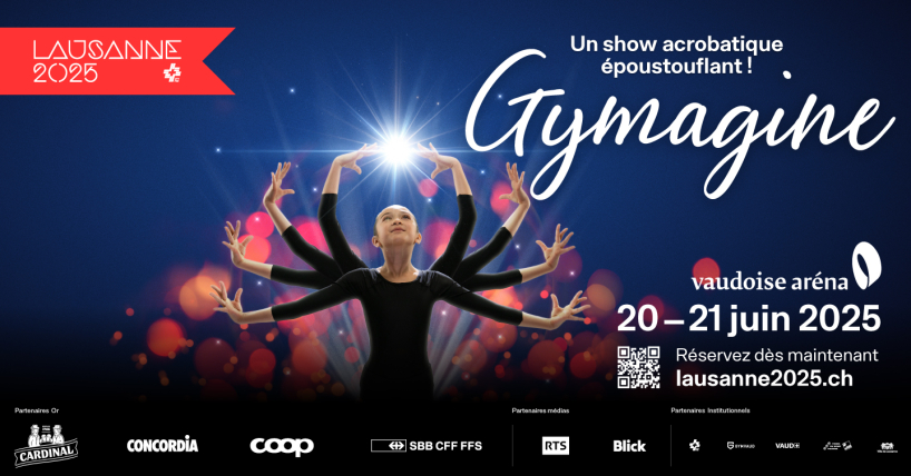 Gagnez des billets pour le spectacle Gymagine à la Vaudoise aréna