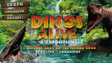 Gagnez des billets pour l'exposition Dinos Alive d'Opus One !