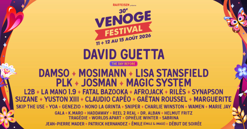 Gagnez des billets pour le Venoge Festival !