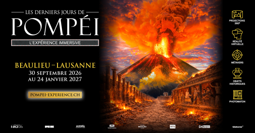 Gagnez des billets pour l'exposition Les derniers jours de Pompéï !