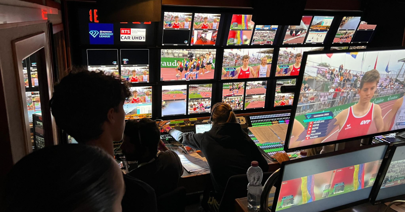 Dans la peau d'un.e journaliste sportif.ve à Athletissima