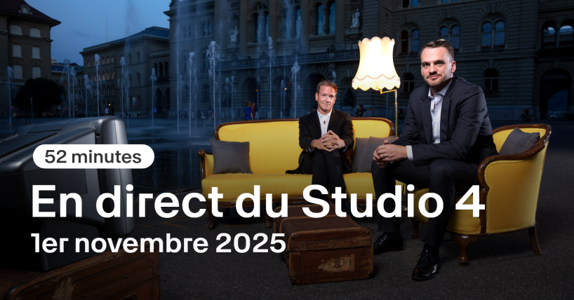 52 minutes au Studio 4 de la RTS