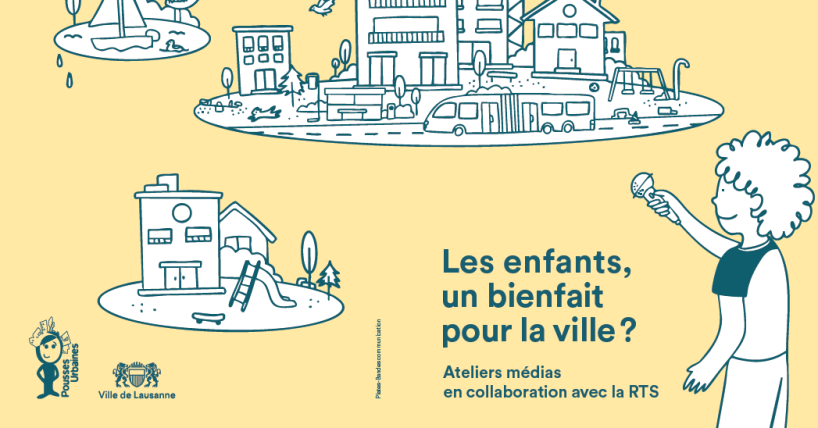Atelier enfants-journalistes en collaboration avec Pousses Urbaines