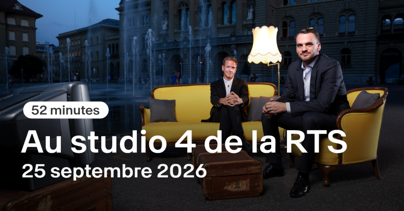 52 minutes au Studio 4 de la RTS