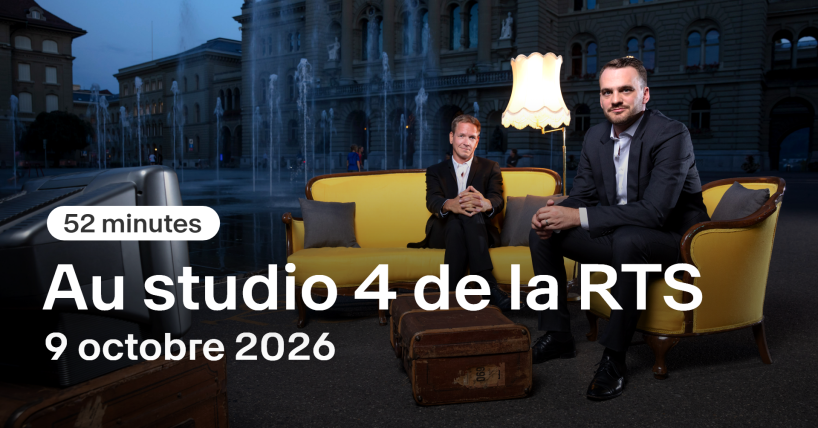 52 minutes au Studio 4 de la RTS