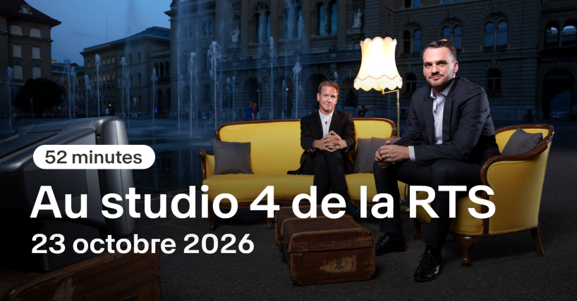 52 minutes au Studio 4 de la RTS