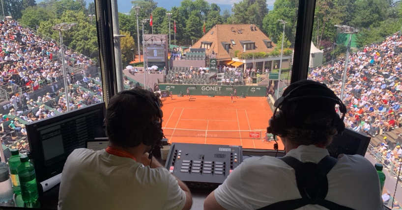 Dans les coulisses et production TV du Gonet Geneva Open