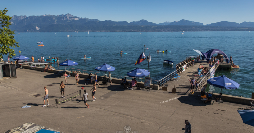 Street basket, Skimboard, Sup polo ou Capoeira/Batucada en groupe à Lausanne sur Mer