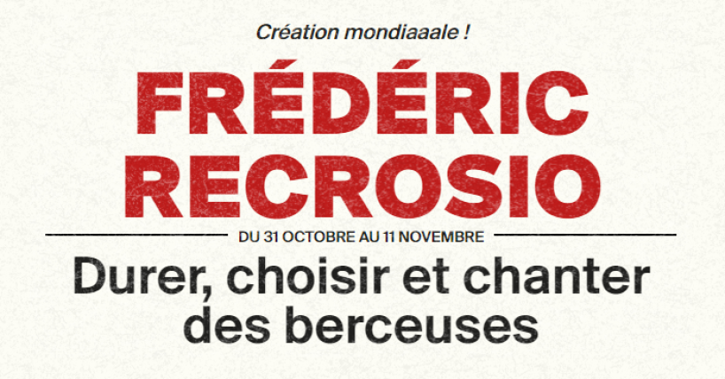 Spectacle Frédéric Recrosio | Gagnez des billets et rencontrez l'artiste